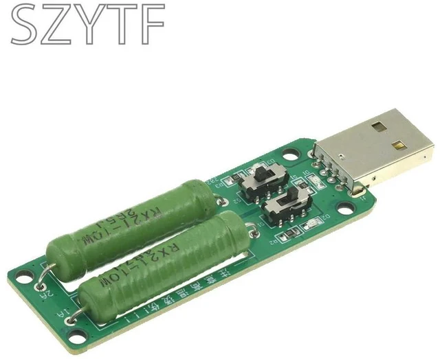 Alt view image 2 of 3 - USB DC Electronic Load 2-Switch, Adjustable Current 1A/2A/3A, 5V Resistance Tester