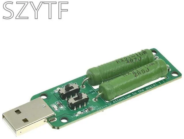 Alt view image 3 of 3 - USB DC Electronic Load 2-Switch, Adjustable Current 1A/2A/3A, 5V Resistance Tester