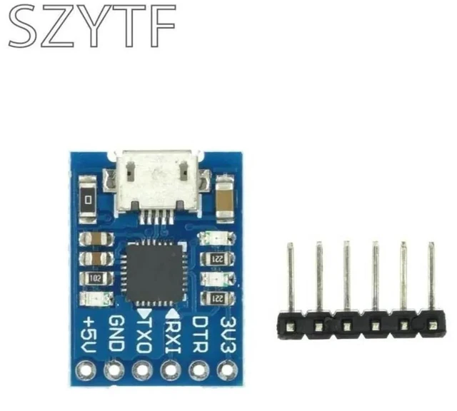 Main image of 1 PCS CP2102 Round of TTL USB Module Of USB Serial UART On STC Downloader Micro Interface Board