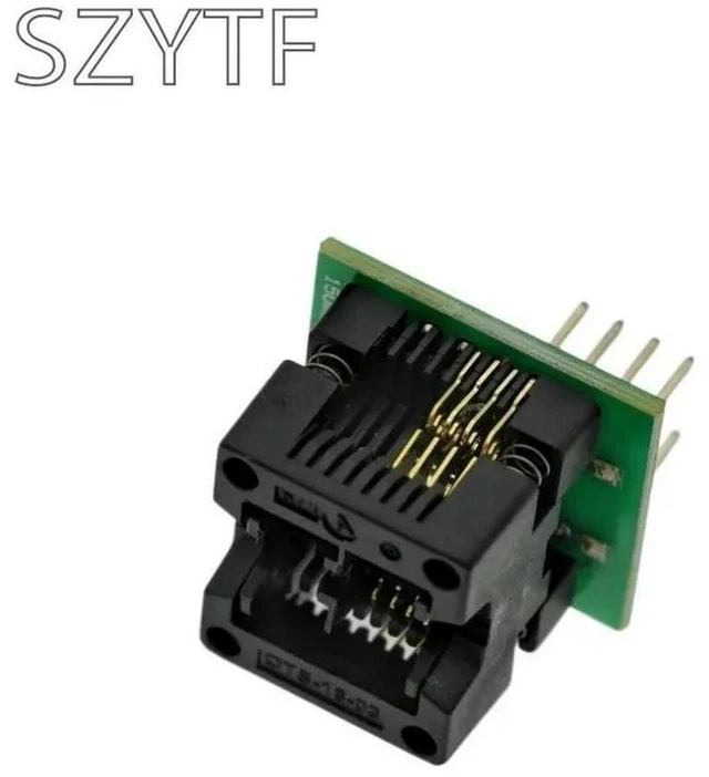 Alt view image 2 of 3 - 150mil narrow body adapter SOIC8 bounce seat SOP8 to DIP8 burning seat IC test seat