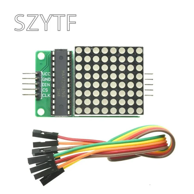 Alt view image 3 of 3 - MAX7219 Dot Matrix Module Microcontroller Module Compatible With by Atomic Market