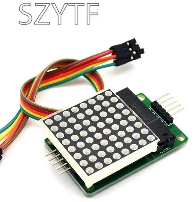 Main image of MAX7219 Dot Matrix Module Microcontroller Module Compatible With by Atomic Market