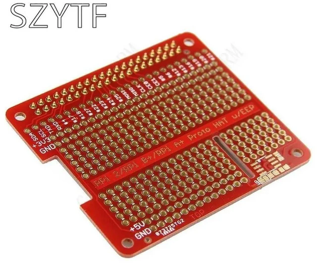 Alt view image 2 of 3 - Exclusive HAT gold tunnel plate DIY soldering kit for Raspberry Pi 3