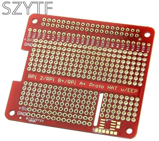 Alt view image 3 of 3 - Exclusive HAT gold tunnel plate DIY soldering kit for Raspberry Pi 3