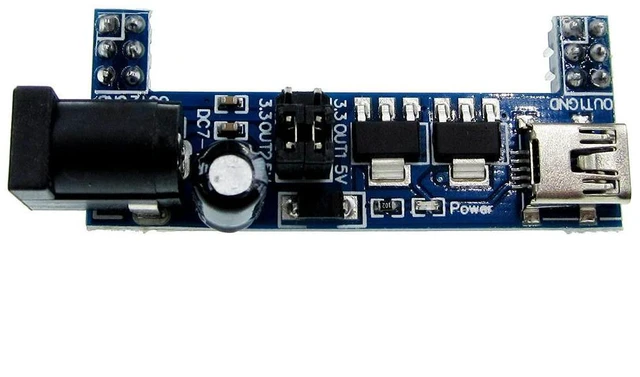 Alt view image 2 of 3 - 2PCS MB102 Breadboard Power Supply Module DC 3.3V 5V For Solderless USB Power Supply Compatible Module