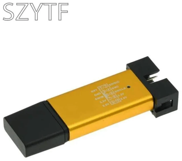 Main image of Stlink Link V2 Mini STM8 STM32 Simulator Download Programmer Programming With Cover DuPont Cable