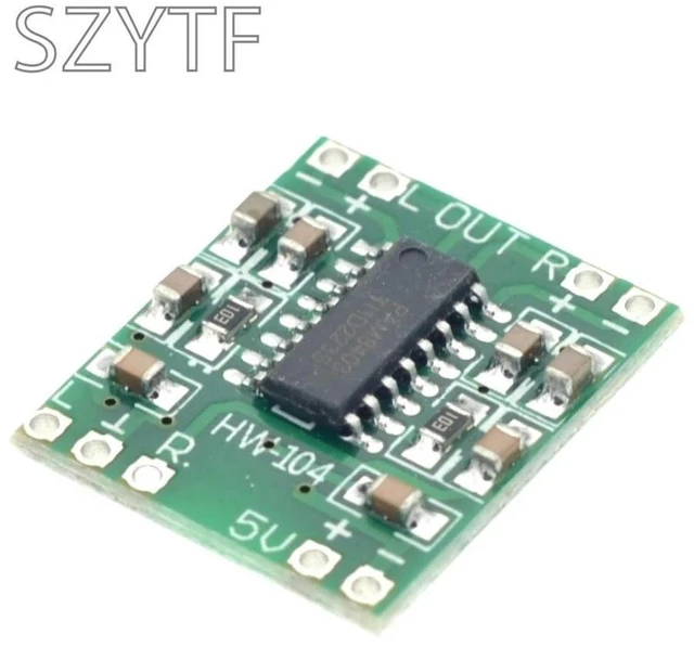 Alt view image 3 of 3 - 10pcs PAM8403 Super Mini Digital Amplifier Board 2 * 3W Class D Digital Amplifier Board Efficient 2.5 To 5V USB Power Supply