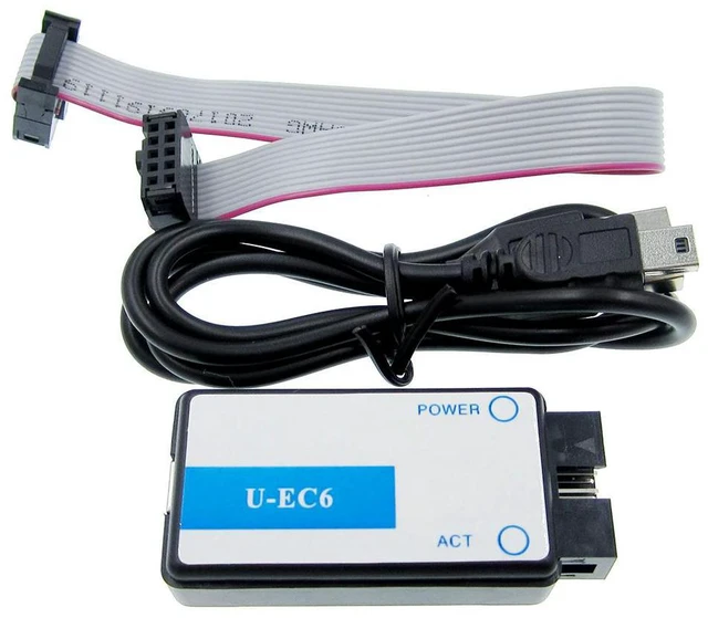 Main image of 1pcs Simulation Downloader U-EC6 EC5 C8051F MCU USB Interface Debugger Programming