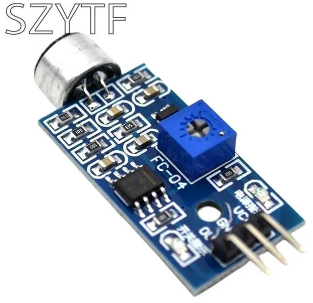 Alt view image 3 of 3 - microphone head Sound intensity voice switch sensor module for