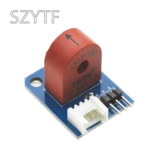 Alt view image 2 of 3 - TA12-100 AC Current Sensor Module 05A 1000:1 Transformer Analog Output for Energy Monitoring
