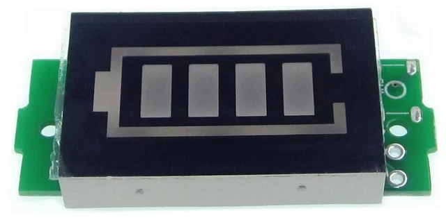 Alt view image 2 of 3 - 3S 3 Series Lithium Capacity Indicator Module 12.6V Blue Display Electric Vehicle Power Tester Li-po Li-ion