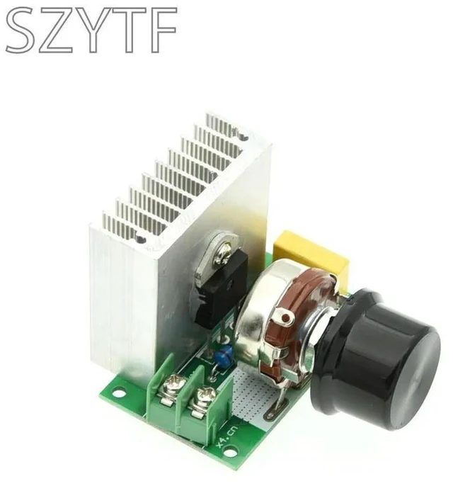 Alt view image 2 of 3 - 4000W AC 220V Solid State Relay Module 0-10V Control for Electric Heater Furnace Temperature Regulation System