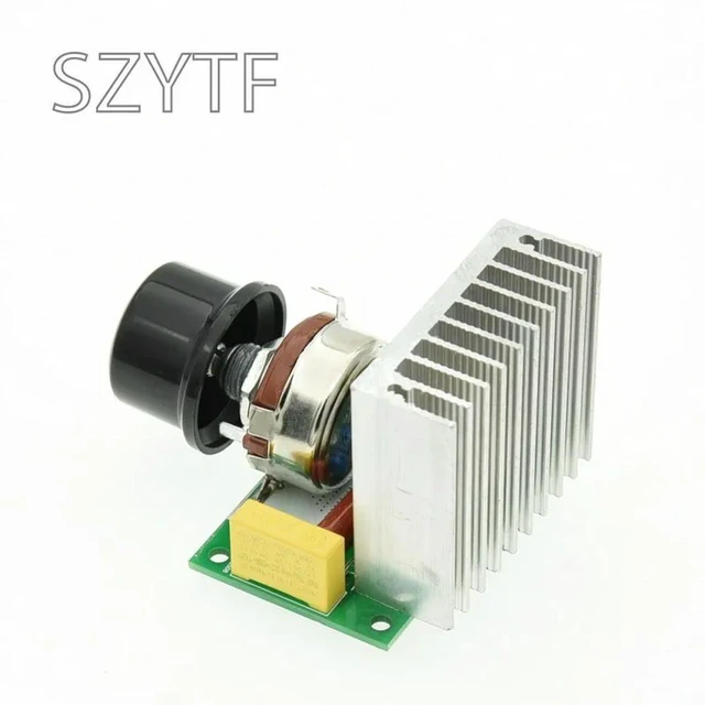 Alt view image 3 of 3 - 4000W AC 220V Solid State Relay Module 0-10V Control for Electric Heater Furnace Temperature Regulation System