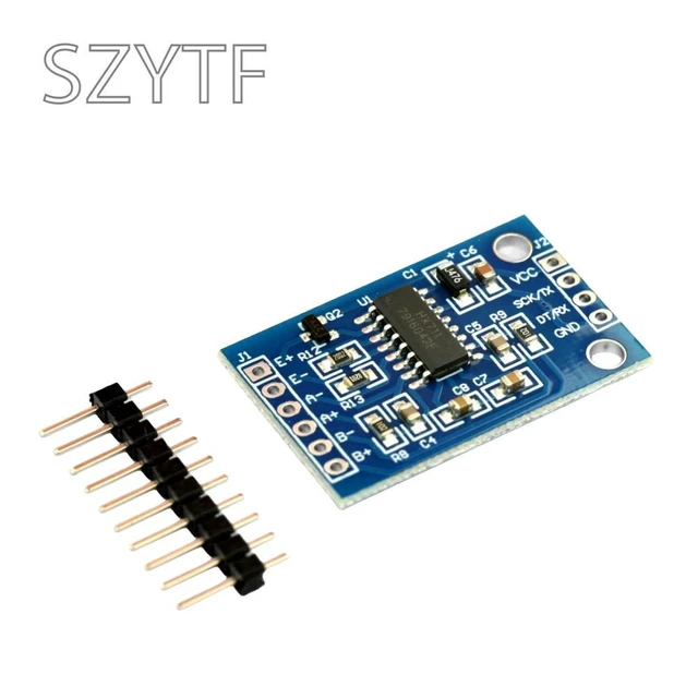 Alt view image 2 of 3 - HX711 AD Module Body Load Cell Weighing Sensor Pressure Sensor 24-Bit Precision Pressure Sensor