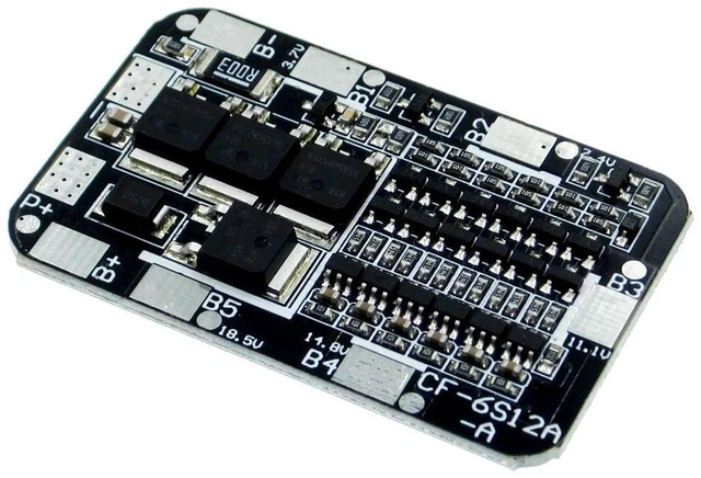 Main image of 1pcs 6S 15A 24V PCB BMS Protection Board For 6 Pack Li-ion Lithium Cell Module