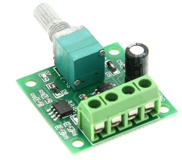 Alt view image 3 of 3 - PWM DC Motor Governor 1.8V 3V 5V 6V 12V 2A Speed Switch Switch Function 1803BK