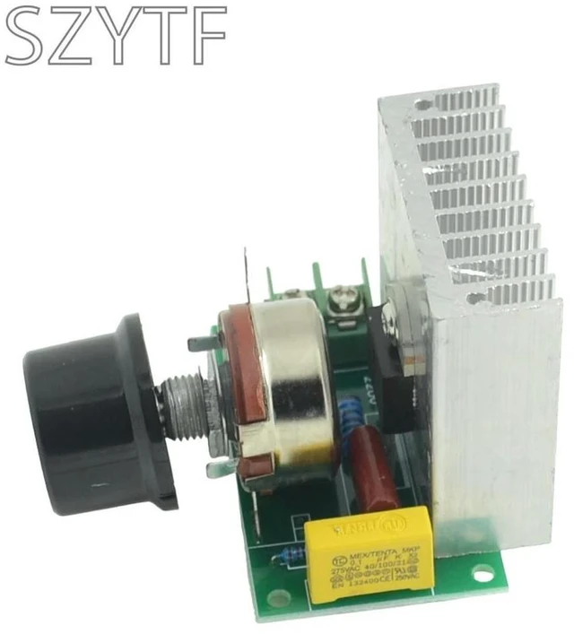 Alt view image 3 of 3 - AC 220V 3800W Voltage Regulator - Speed & Temperature Controller for Electric Tools