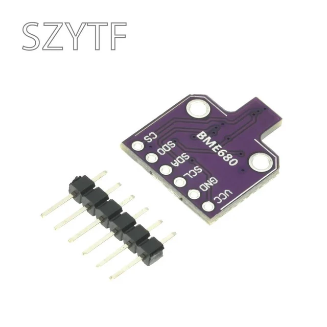 Alt view image 3 of 3 - 1pcs BME680 Digital Temperature Humidity Pressure Sensor CJMCU-680 High Altitude Sensor Module Development Board