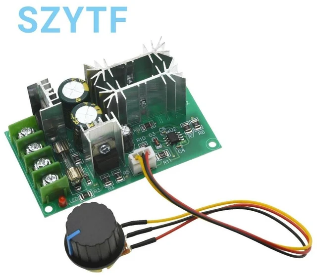 Main image of DC10-60V DC Motor Speed Regulator 12V 24V 36V 48V High Power Drive Module PWM Motor Speed Controller 20A Current Regulator