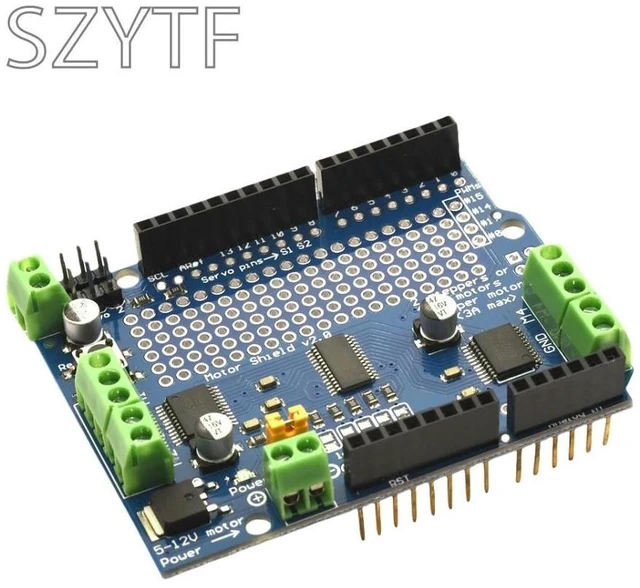 Main image of IIC I2C TB6612 Mosfet Stepper Motor PCA9685 PWM Servo Driver Shield V2 For Robot PWM Mega R3 Replace L293D