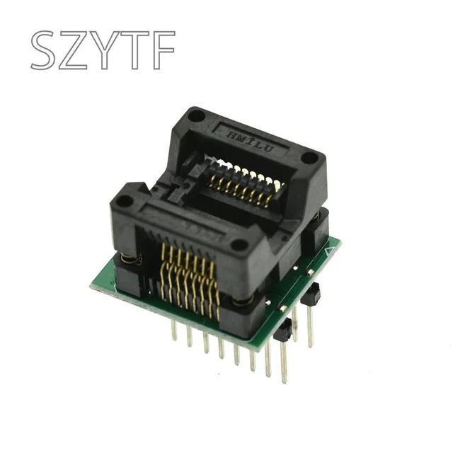 Alt view image 2 of 3 - Top Chip programmer SOP16 under adapter adapter switch DIP8 ots82 (20) -1.27-01