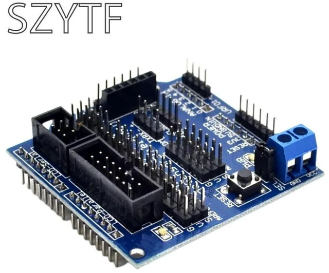 Alt view image 2 of 3 - Sensor Shield V5.0 Sensor Expansion Board MEGA R3 V5 for Electronic Building Blocks Of Robot Parts