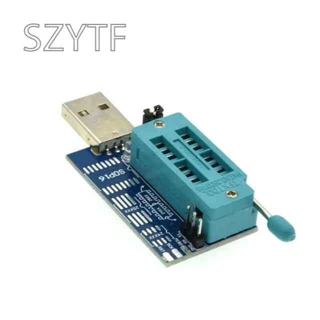 Alt view image 3 of 3 - CH341A USB Programmer for 25 Series SPI Flash SOIC-8 SOP-8, BIOS Burning Tool, for Motherboard