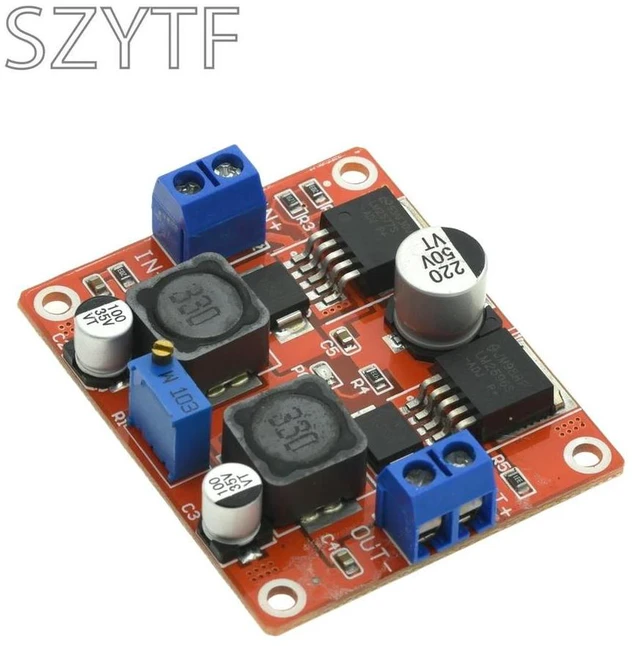Alt view image 2 of 3 - DC-DC Automatic Voltage Adapter Converter Step Up/Down Module LM2577S + LM2596S