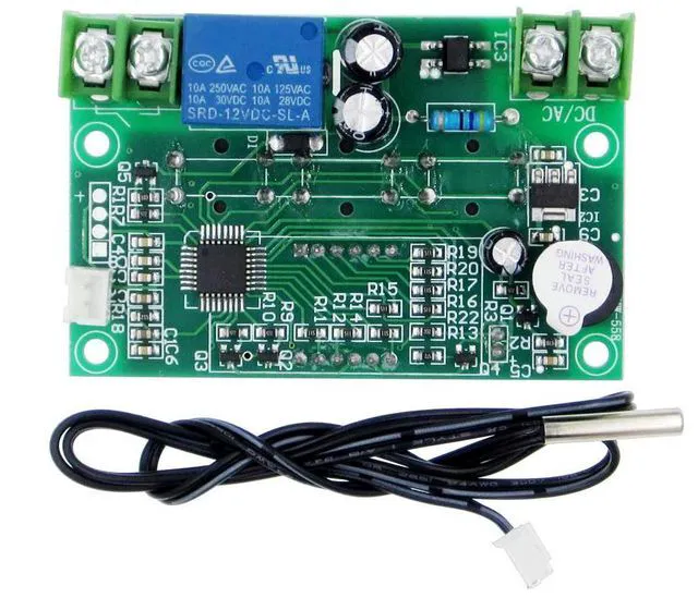 Alt view image 2 of 2 - XH-W1301 LED Digital Temperature Controller Control Switch Thermostat Relay Sensor Switch Module DC 12V Waterproof NTC -50-110