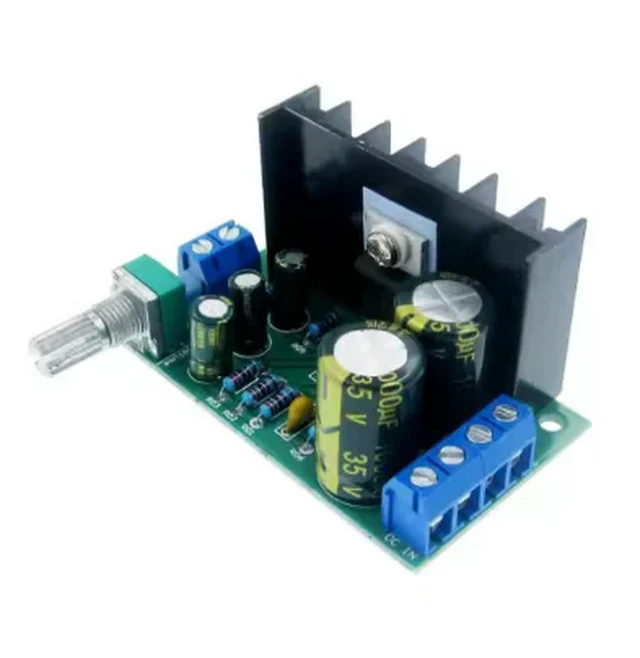 Alt view image 2 of 3 - Amplifier Board TDA2050 Mono Audio Power Amplifier Board Module DC/AC 12-24V 5W-120W 1-Channel