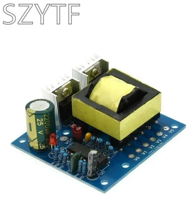 Alt view image 2 of 3 - 150W DC-AC Inverter Module - Converts DC 12V to AC 220V, Boost Transformer for -Powered Devices