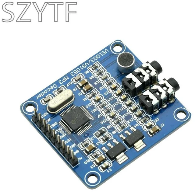 Alt view image 3 of 3 - VS1003B MP3 Module Development Board Onboard recording function VS1003