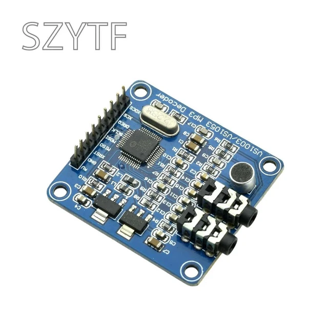 Alt view image 2 of 3 - VS1003B MP3 Module Development Board Onboard recording function VS1003
