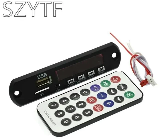 Main image of MP3 WMA Decoder Board Audio Module USB TF Radio Bluetooth-compatible Music Car MP3 Player With Remote Control