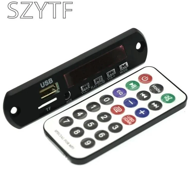 Alt view image 2 of 3 - MP3 WMA Decoder Board Audio Module USB TF Radio Bluetooth-compatible Music Car MP3 Player With Remote Control