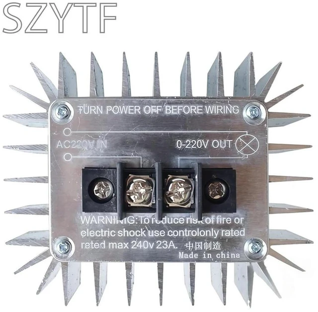 Alt view image 3 of 3 - 5000W SCR Voltage Regulator High Power Electronic Voltage Regulating Dimming Speed Regulating Temperature Module