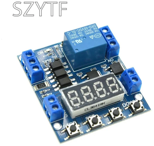 Alt view image 3 of 3 - 1-Channel Off-Delay Relay Module Low Level Trigger 5V Adjustable Timer Switch for Automation Control