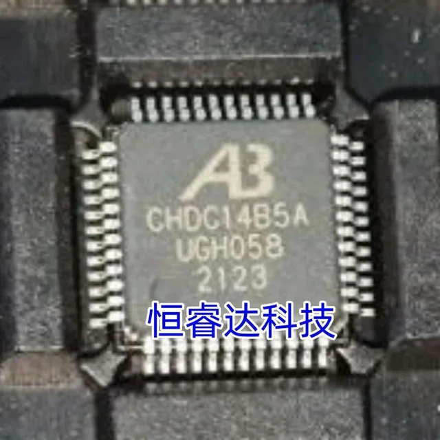 Main image of CHDC14B5A packaged QFP chip, and