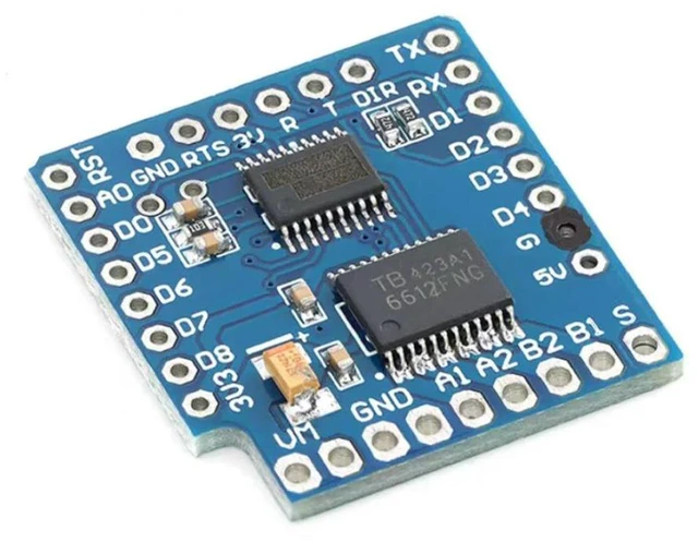 Main image of D1mini Motor Drive Module ESP8266 D1mini Series Expansion Board Compatible with D1mini Development Board