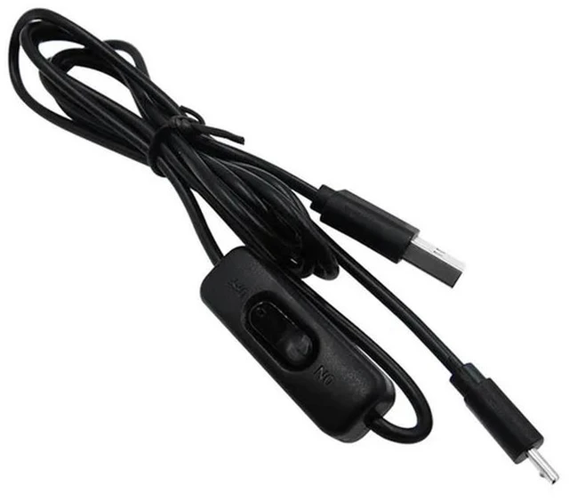 Main image of 5PCS Micro USB Charger with ON/OFF Switch USB Power Cable for Raspberry Pi