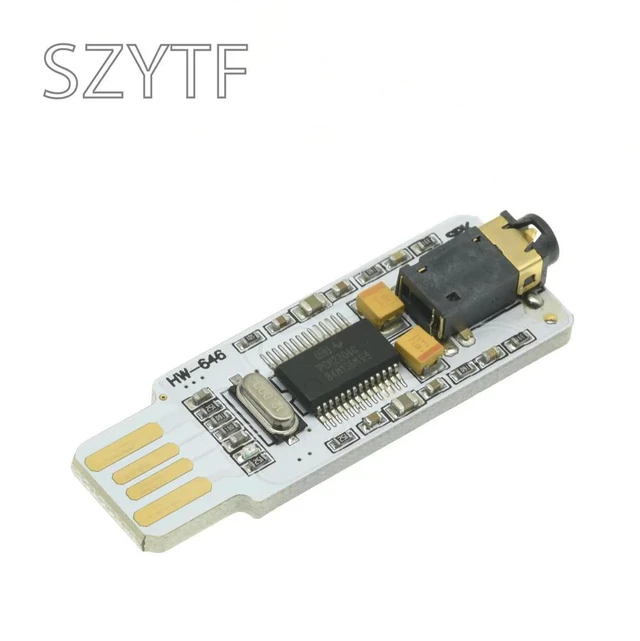 Alt view image 3 of 3 - Mini USB Sound Card PCM2704 DAC Decoder Board From Drive Suitable For Notebook PC Computer