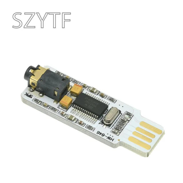 Alt view image 2 of 3 - Mini USB Sound Card PCM2704 DAC Decoder Board From Drive Suitable For Notebook PC Computer