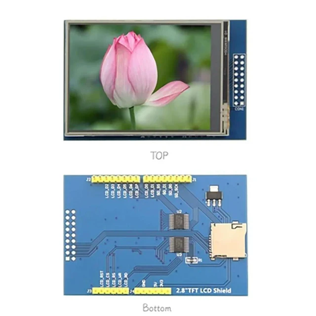 Alt view image 2 of 3 - LCD Module 2.8 Inch TFT LCD Screen For UNO R3 Board And Support Mega 2560 With Gif Touch Pen