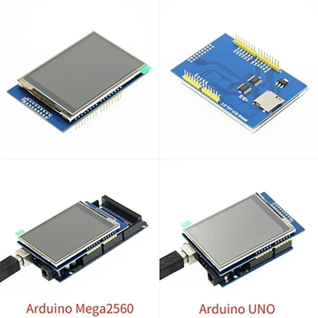 Alt view image 3 of 3 - LCD Module 2.8 Inch TFT LCD Screen For UNO R3 Board And Support Mega 2560 With Gif Touch Pen