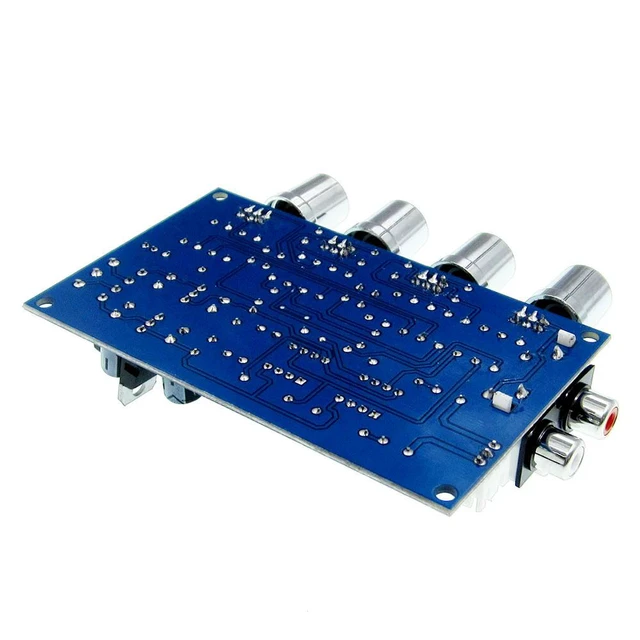 Alt view image 3 of 3 - XH-M164 NE5532 Tone Amplifier Board Preamplifier AC 12V-15V Power Supply Dual Channel Audio Amplifier Board 4 Way Adjustment