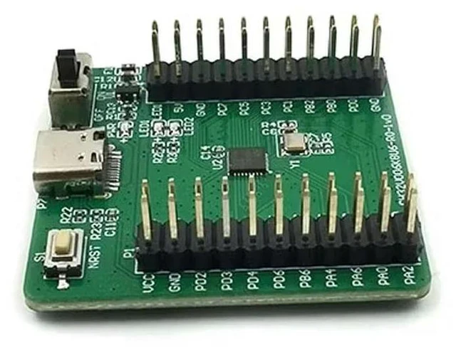 Alt view image 3 of 3 - CH32V006 Development Board WCH CH32V006K8U6 Core Board