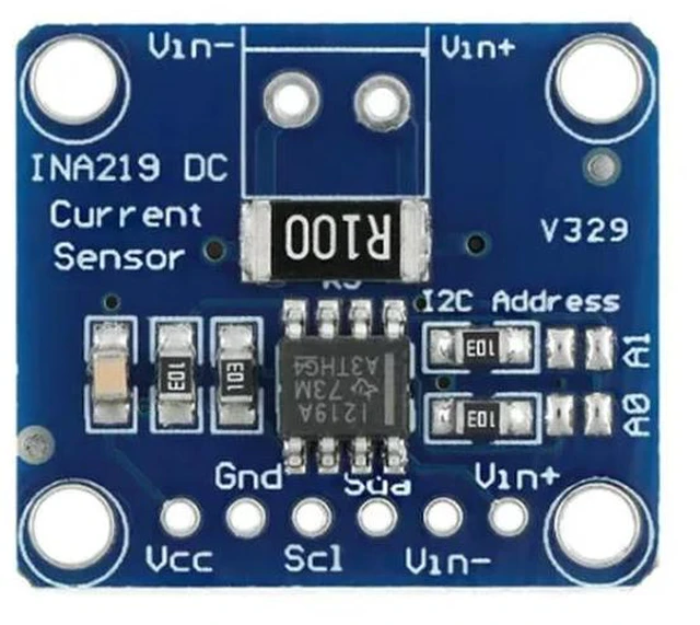 Alt view image 3 of 3 - 10pcs INA219 I2C Interface Zero-Drift Bidirectional Current/Power Monitoring Sensor Module