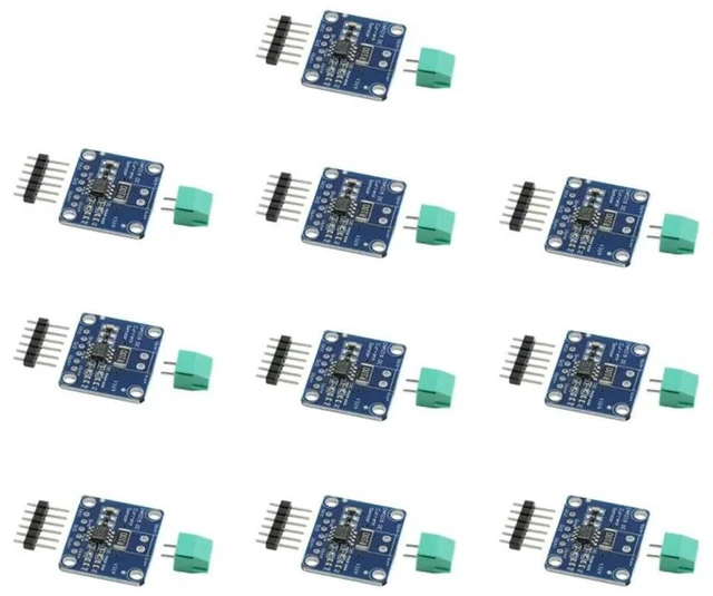 Main image of 10pcs INA219 I2C Interface Zero-Drift Bidirectional Current/Power Monitoring Sensor Module