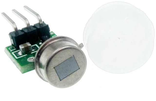 Alt view image 2 of 3 - 10pcs Mini IR Pyroelectric Infrared PIR Motion Human Sensor Automatic Detector Module AM312 Sensor DC 2.7 to 12V