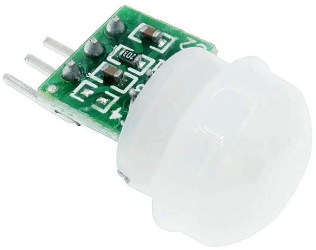 Alt view image 3 of 3 - 10pcs Mini IR Pyroelectric Infrared PIR Motion Human Sensor Automatic Detector Module AM312 Sensor DC 2.7 to 12V